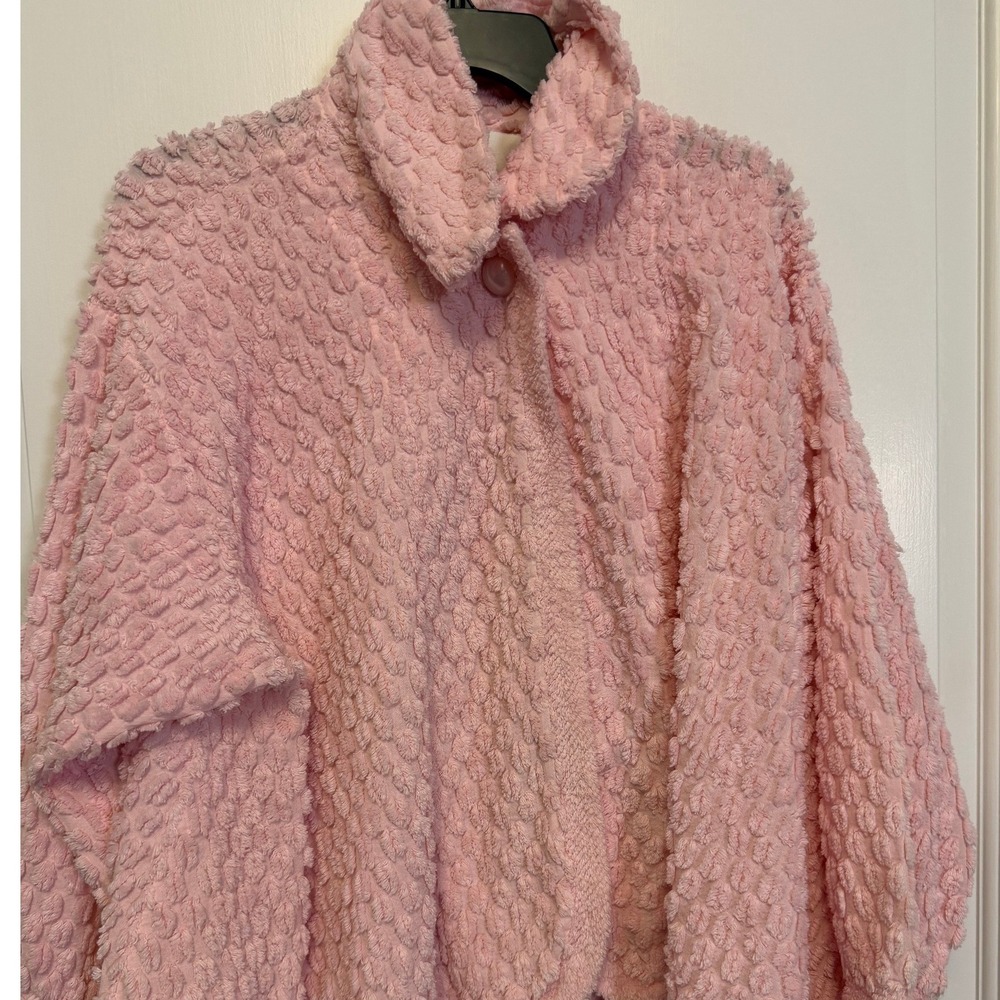 Stan Herman Bed Jacket Women Large Pink